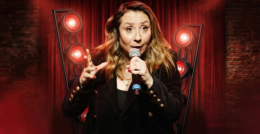 ליטל שוורץ במופע סטנדאפ